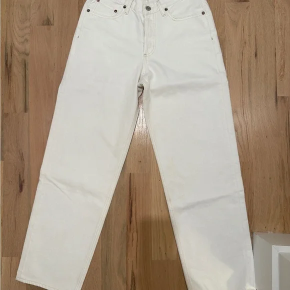 Agolde Women's V-Waist Baggy Jeans (in scone) - Picture 1 of 4